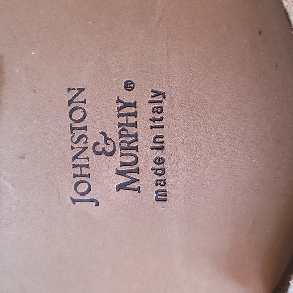 Black and Brown Johnston and Murphy Italian Loafers - Picture 4 of 9